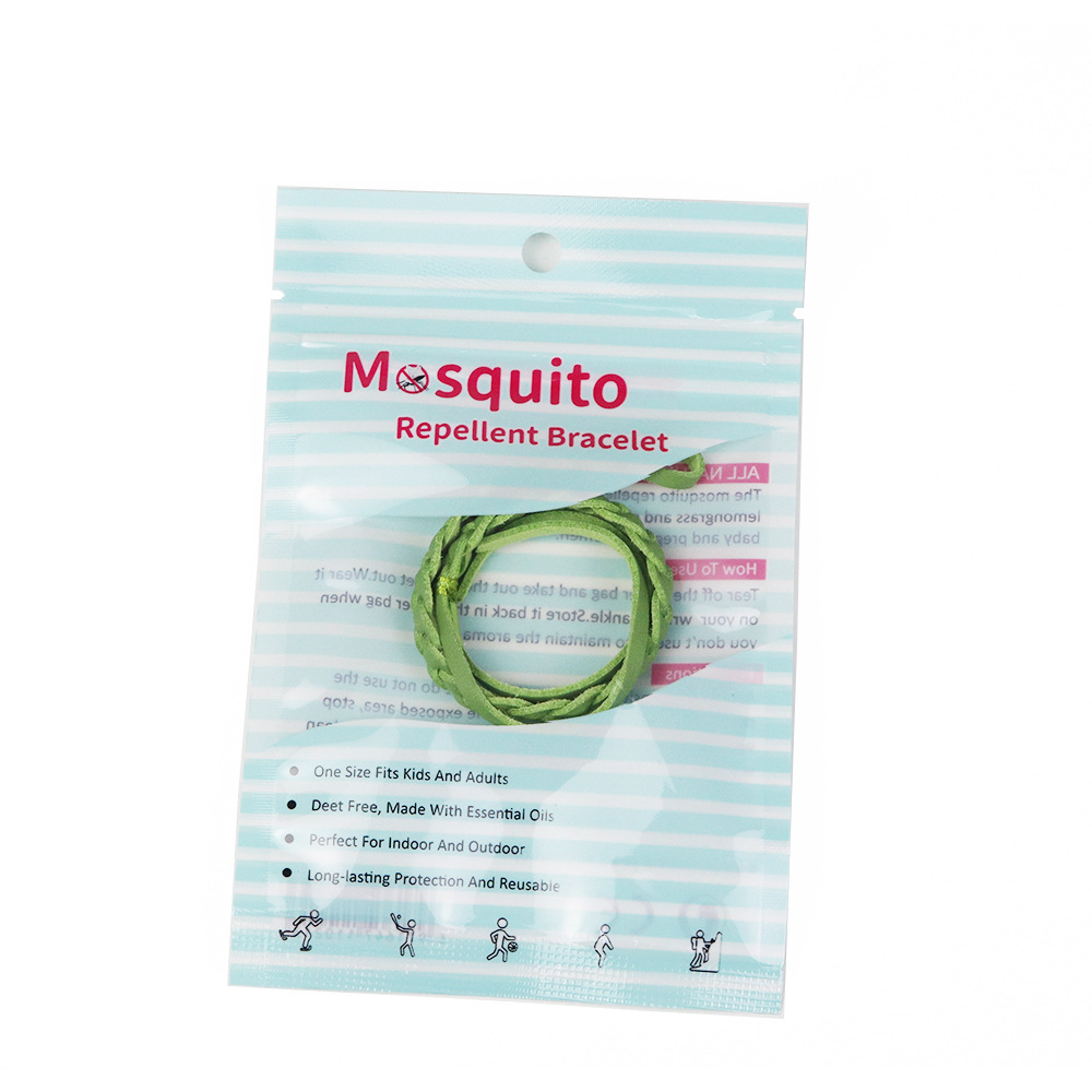 Plant Essential Oil Leather Mosquito Repellent Bracelet