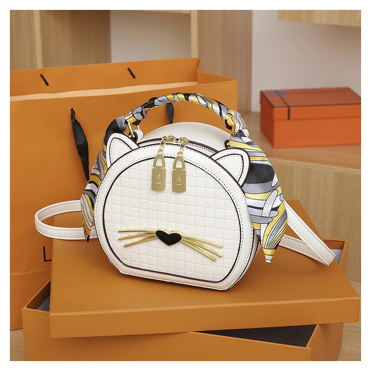 Title 7, Nouveau Sac Messenger pour Femme Motif Chat Mig...