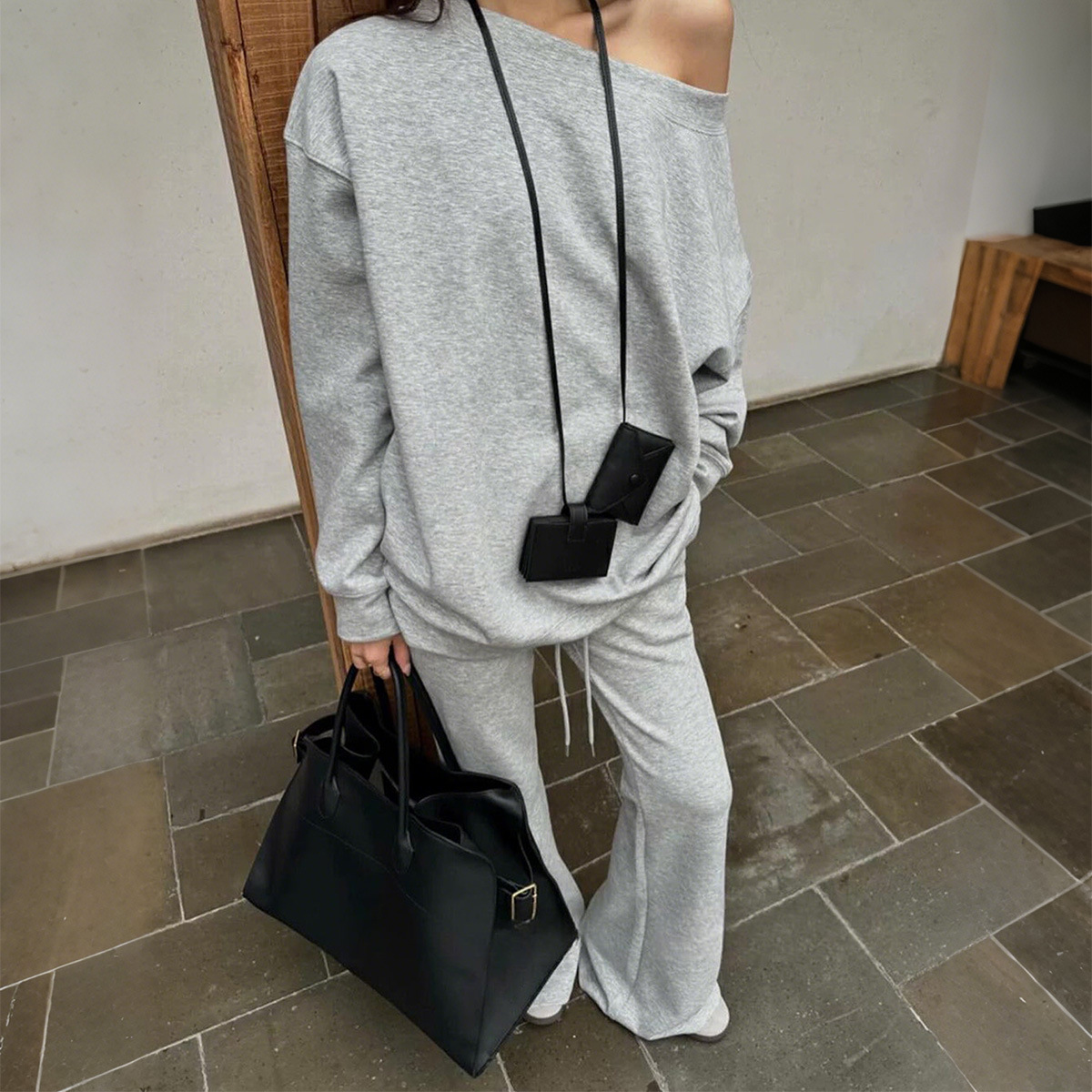 Casual Sports Style Straight Pants Suit Women