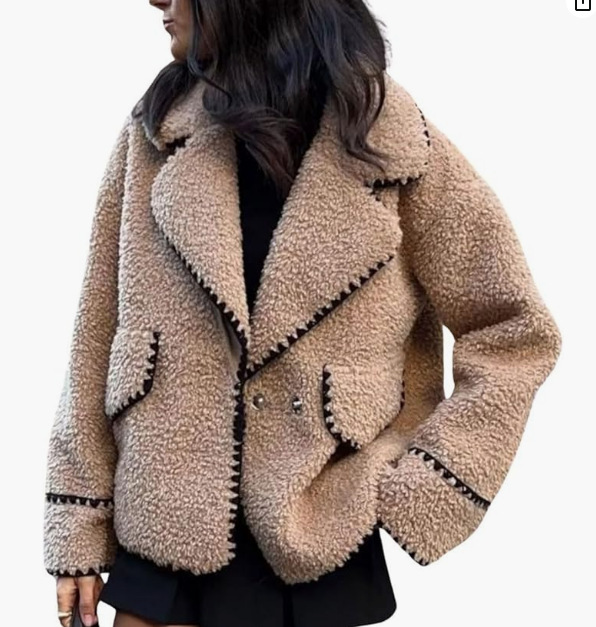 Title 2, Plush Faux Fur Wool Jacket