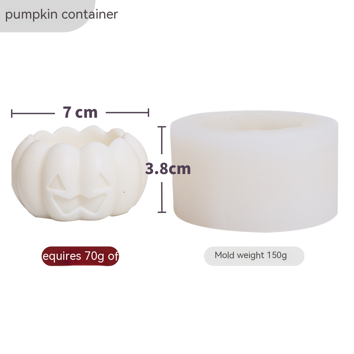 Pumpkin Container Mold