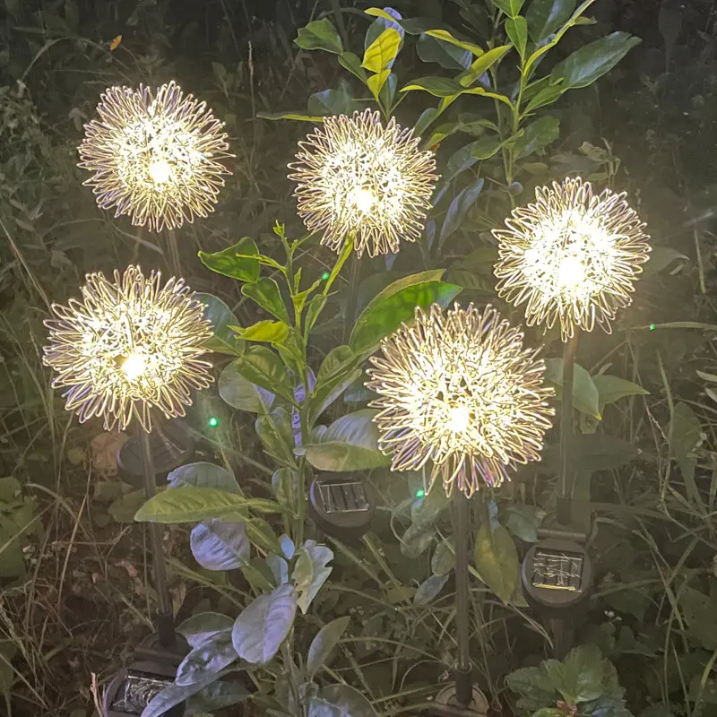 Aluminum Steel Dandelion Led Solar Model Ground