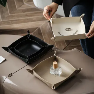Affordable Luxury Style Leather Storage Tray