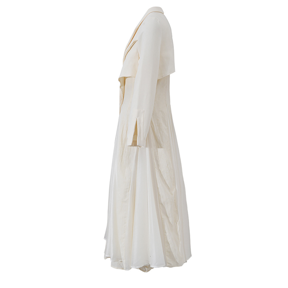 Long Sleeve Waist-Tie Midi Dress, picture 7 of 7