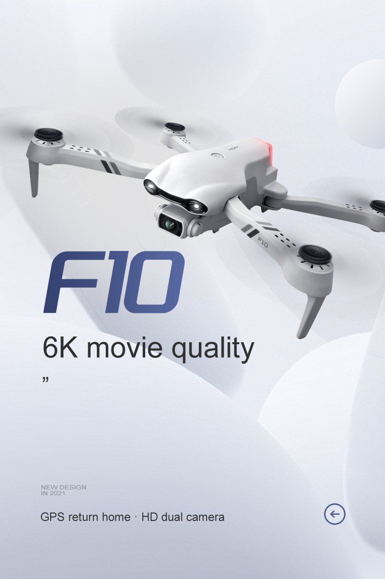 Title 1, F10 Katlanabilir GPSli Drone, Hava Fotoğrafçıl...