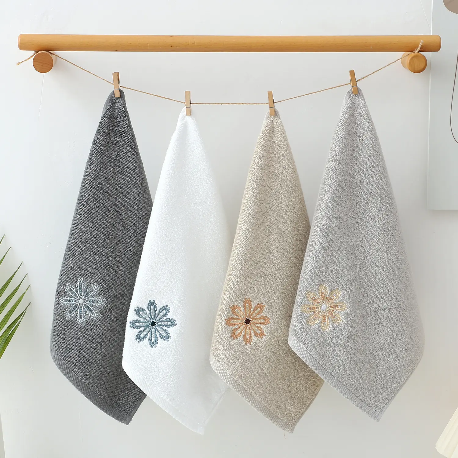 Soft Absorbent All-cotton Household Towel