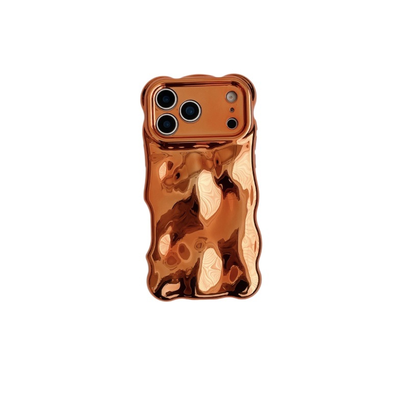 New High-grade Electroplated Orange Wave Shell Suitable - Image 6