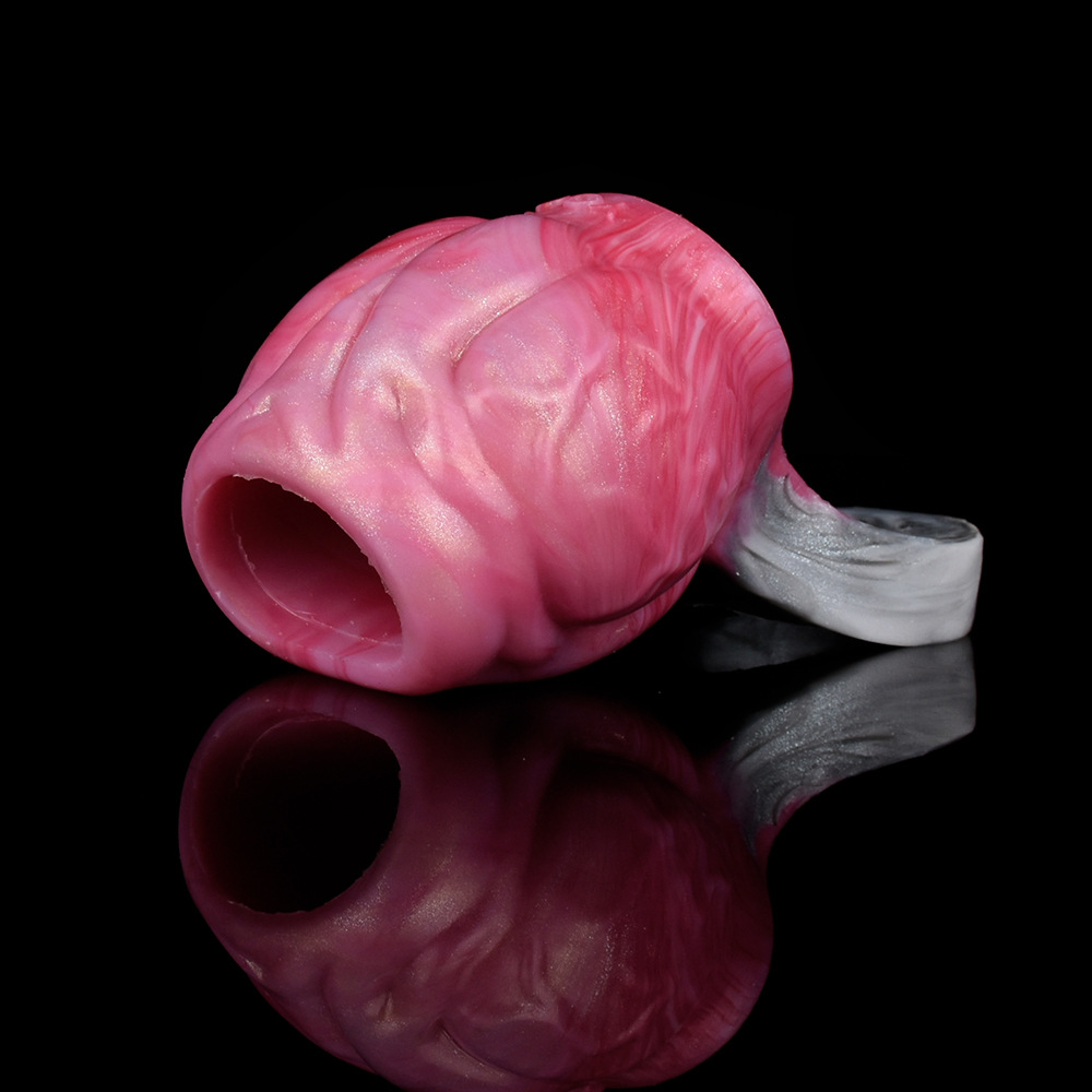 Anti-off Silicone Dildos Ring Soft Men's Dog Knot Set Sex Toys Sex Toys 12