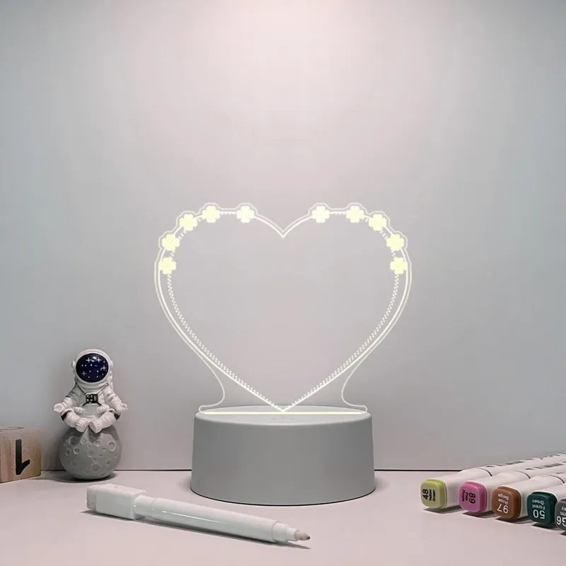 Message Board Small Night Lamp Note Board – image 5