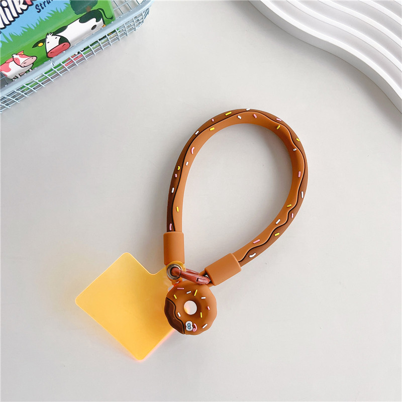 Donut Bracelet Soft Silicone Phone Case Hanging Ornament - Image 6