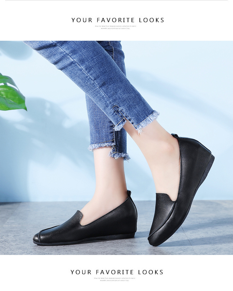 Title 5, New Korean Style Small Leather Shoes For Women...