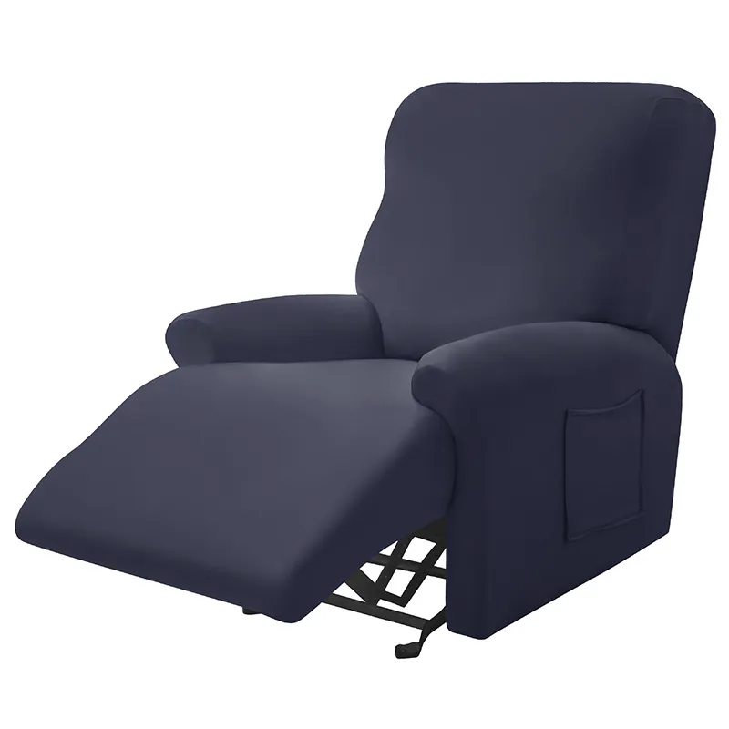 Elastic Split Functional Sofa - Navy Blue