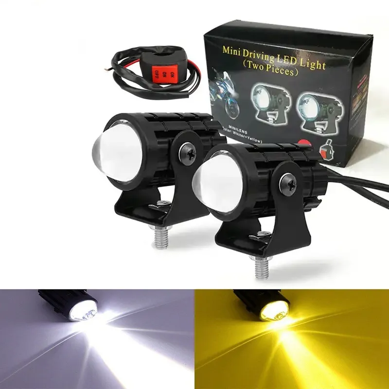 Two-color Lens External Electric Car Motorcycle Lock