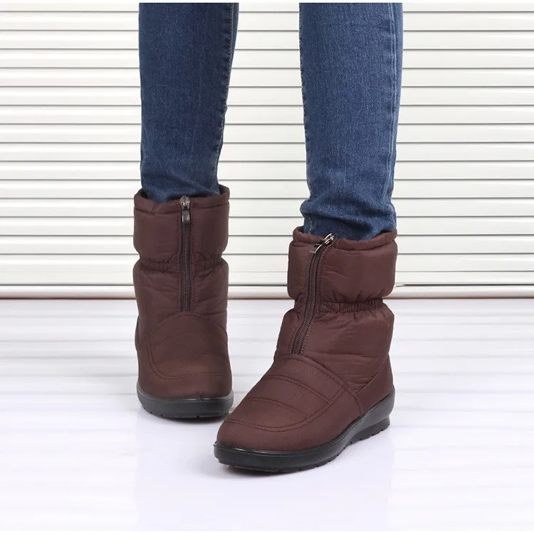 Title 5, Botas de invierno para mujer zapatos gruesos bo...