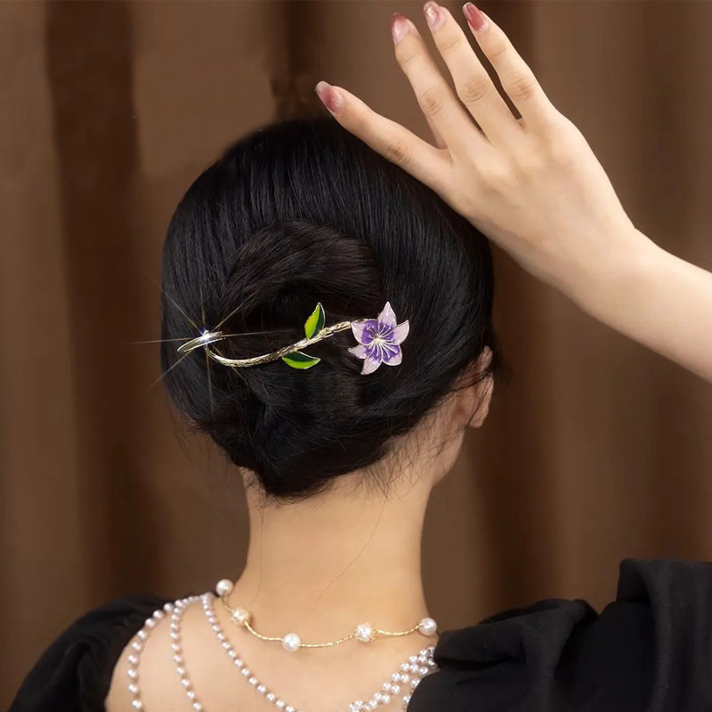 Title 8, New Elegant Graceful Barrettes Vintage Flower T...