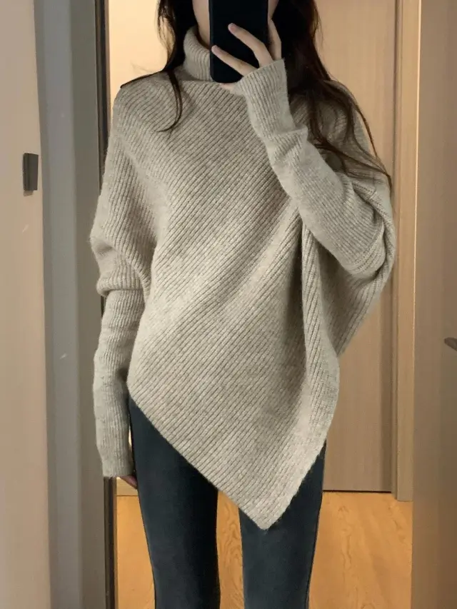 Fashion New Thickened Knitting Top For Women Camel - Shop at LoveMi