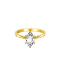 1 Karat Inlaid Moissanite