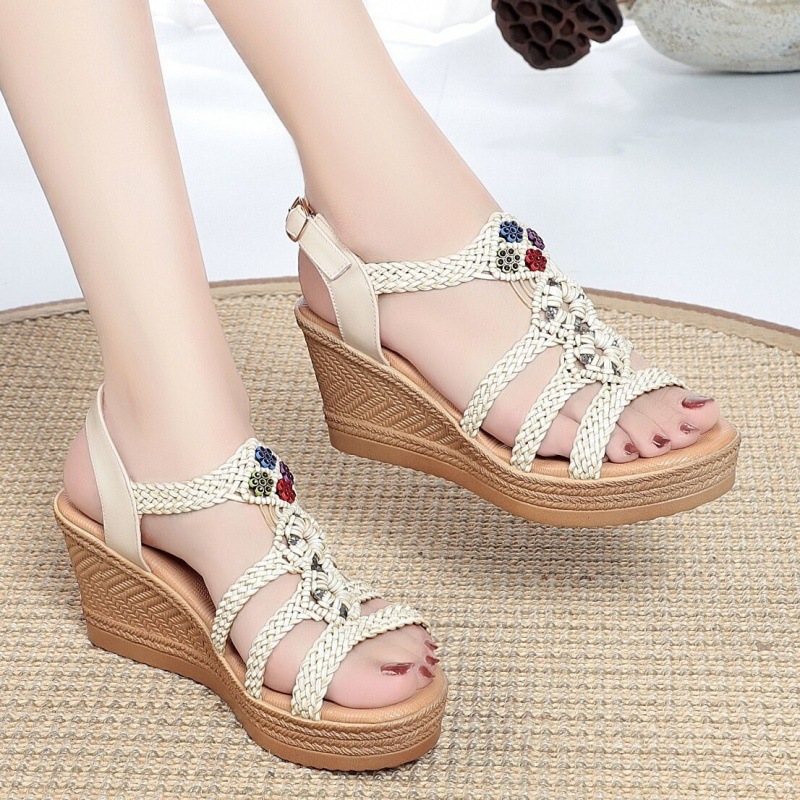 Beige Sandals