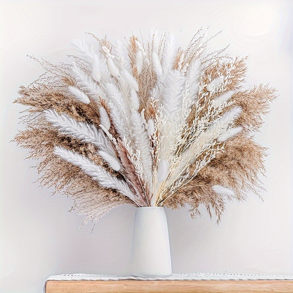 Natural Reed Grass Christmas Dried Flowers Bouquet Finished Product