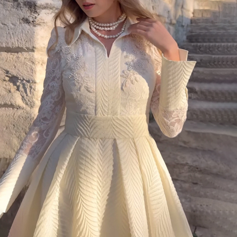 Long Sleeve Lace Dress, picture 2 of 7
