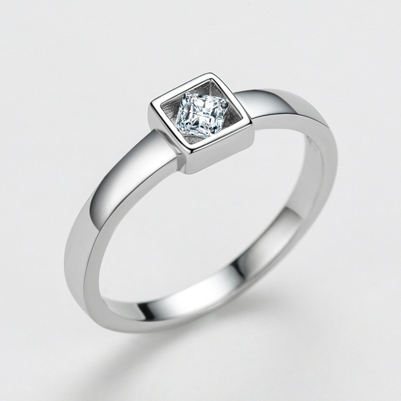 S925 Sterling Silver Light Luxury Minority Design Ring For Women