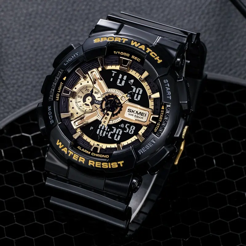 Classic Black Gold Sports Fashion Double Display