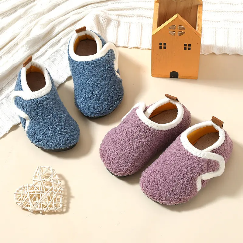 Autumn And Winter Children's Cotton Slippers