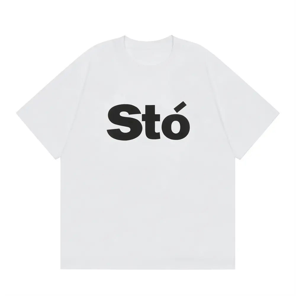 Letter Print Short-sleeve Summer Men's