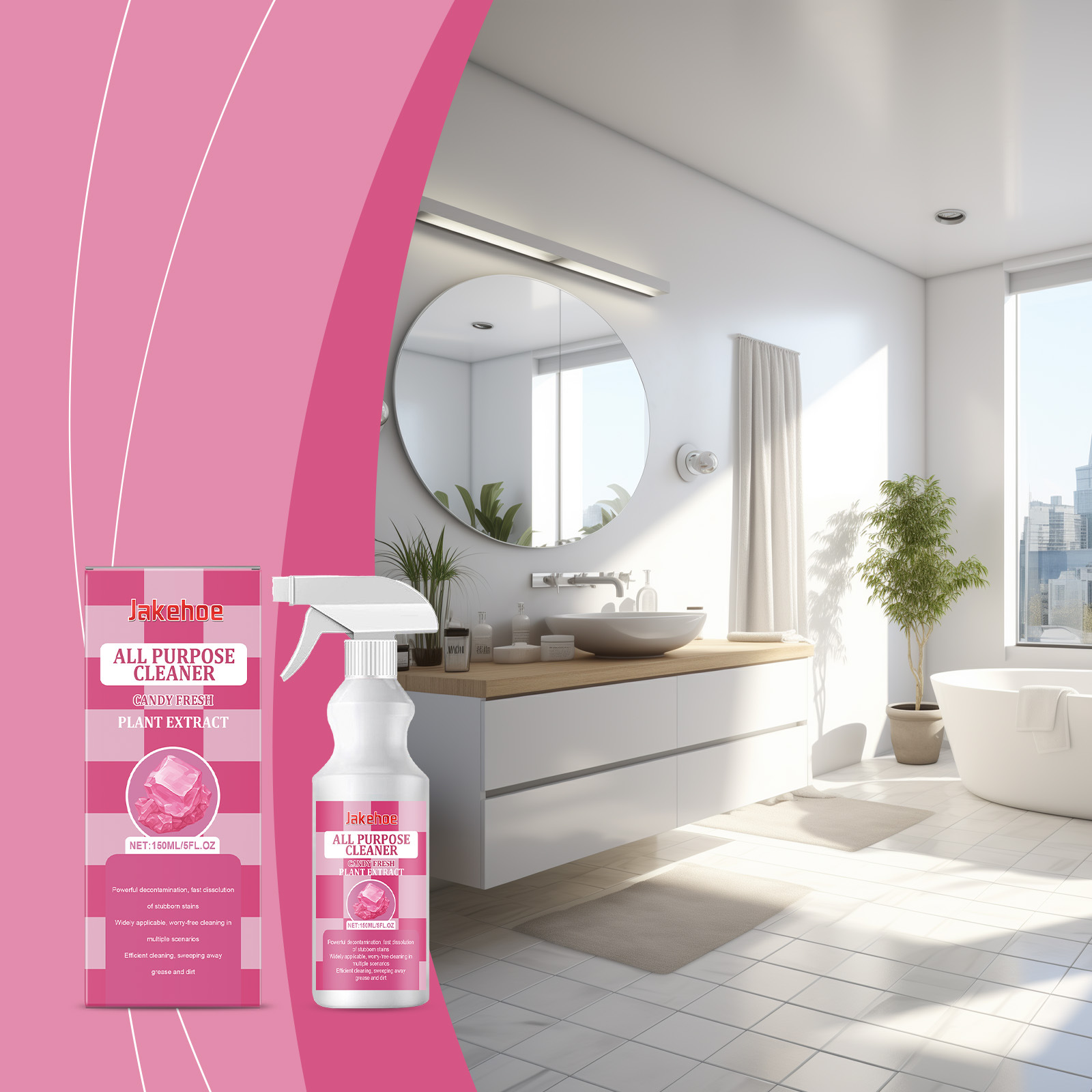 Multi-Purpose Cleaner Daily Household Multi-scene Oil Remover Spray