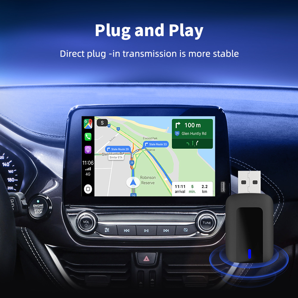 Title 15, Two-in-one Wireless Android Auto Wired To Wirel...