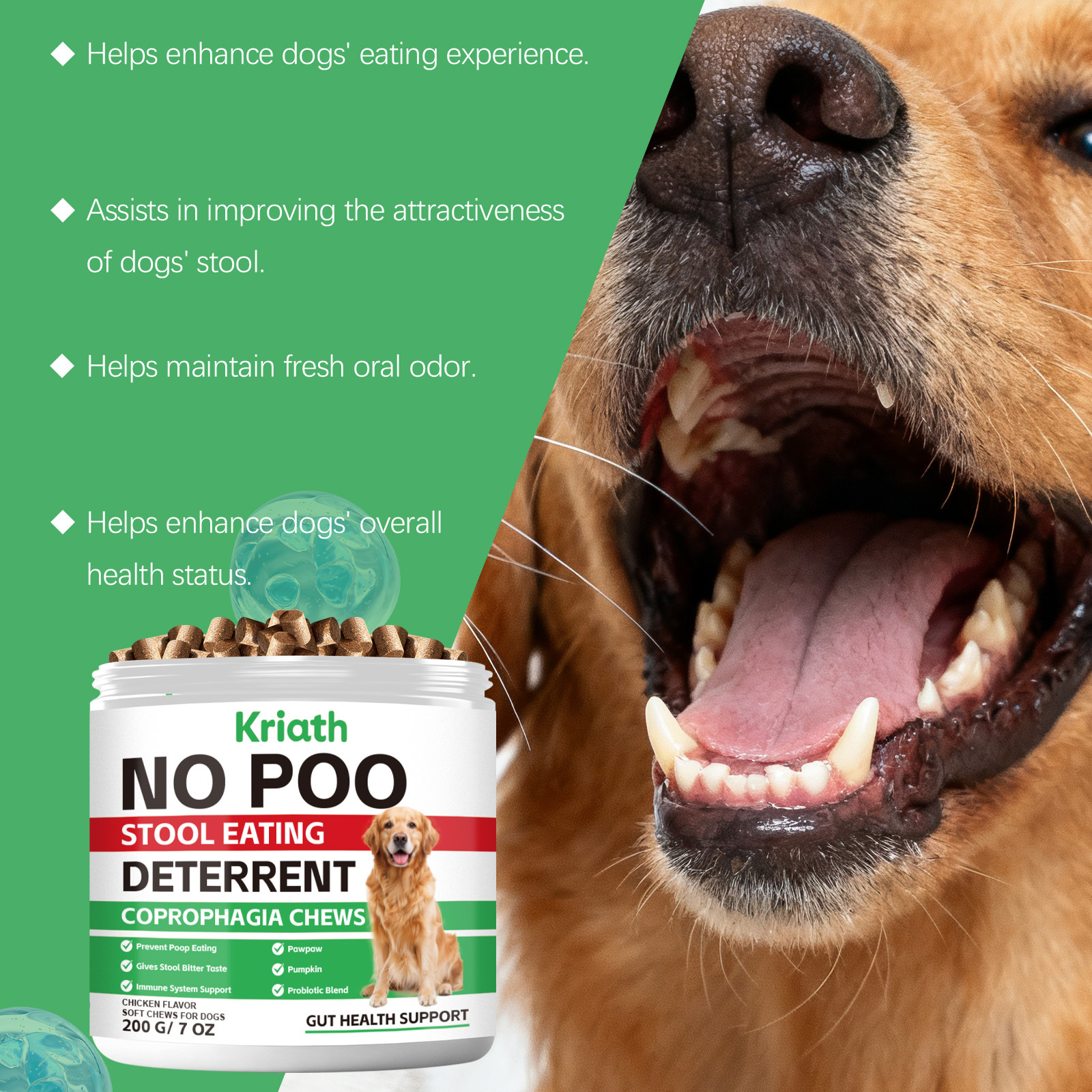 Dog Stool-prevention Chewable Tablets
