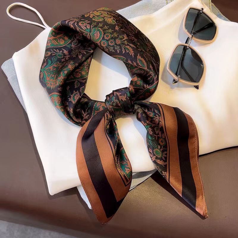 Women's High-end Thin Square Scarf - Image 36