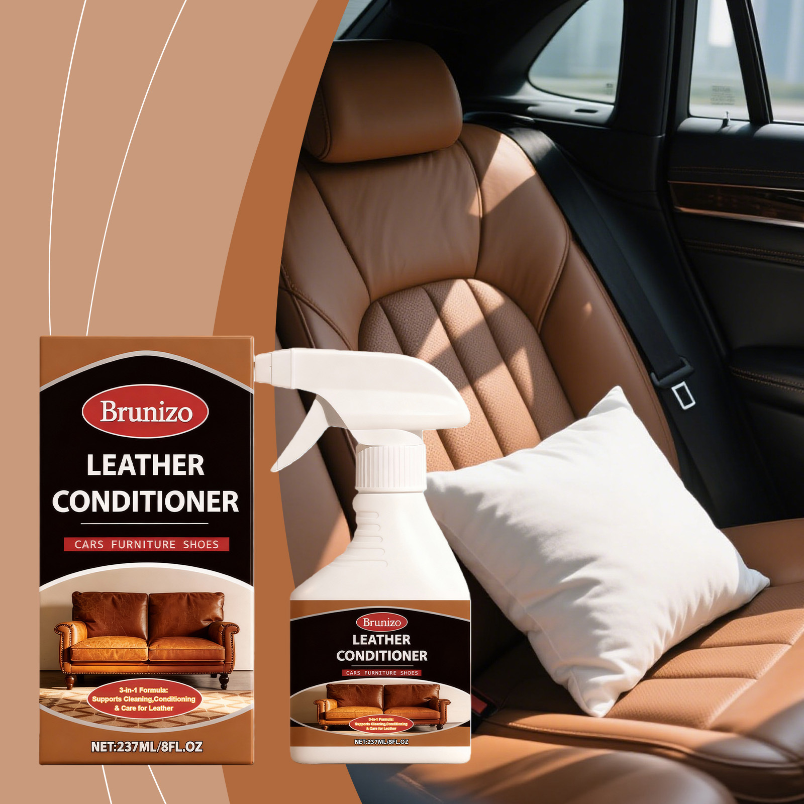 Leather Cleaning And Conditioning Spray