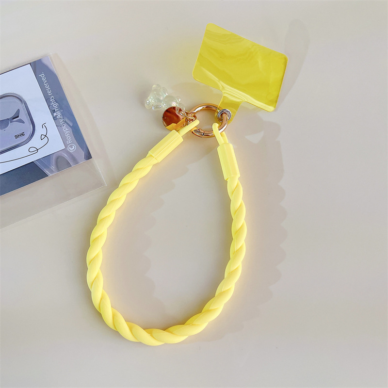 Luminous Bear Phone Lanyard – Short Wrist Strap with Clip, Anti-Lost Pendant for - 第 27/27 張圖片