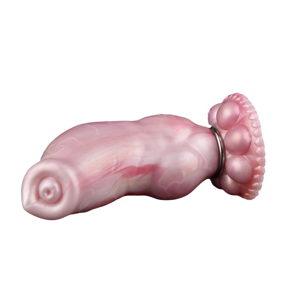 Masturbator With Anal Dilation Bull-dog-style Male Anal Plug And Erotic Sex Toys