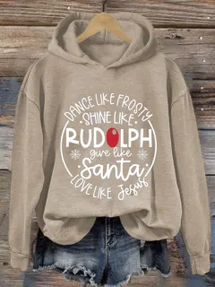 Sweater 3D Letters Printed Hoodie Women - Yxl230923011-M - View 1