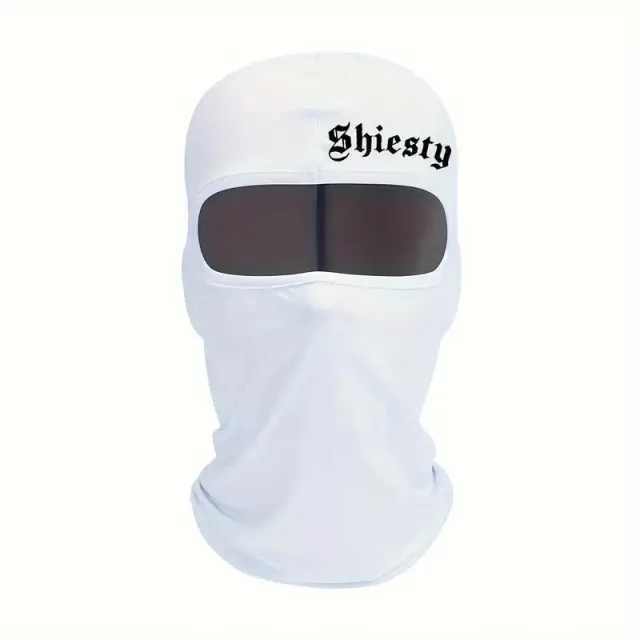 Sun protective Face Mask For Men Summer Ice silk Sunshade Neck Gaiter White - Shop at LoveMi