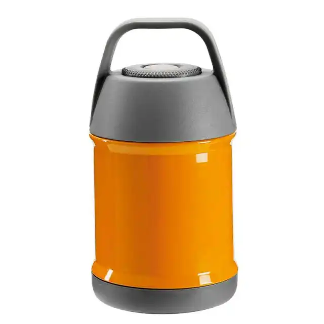 61K3 Large Capacity Stewing Pot Insulated Barrel Multifunctional Congee Cooking Bento Box 560Ml Orange - Shop at LoveMi