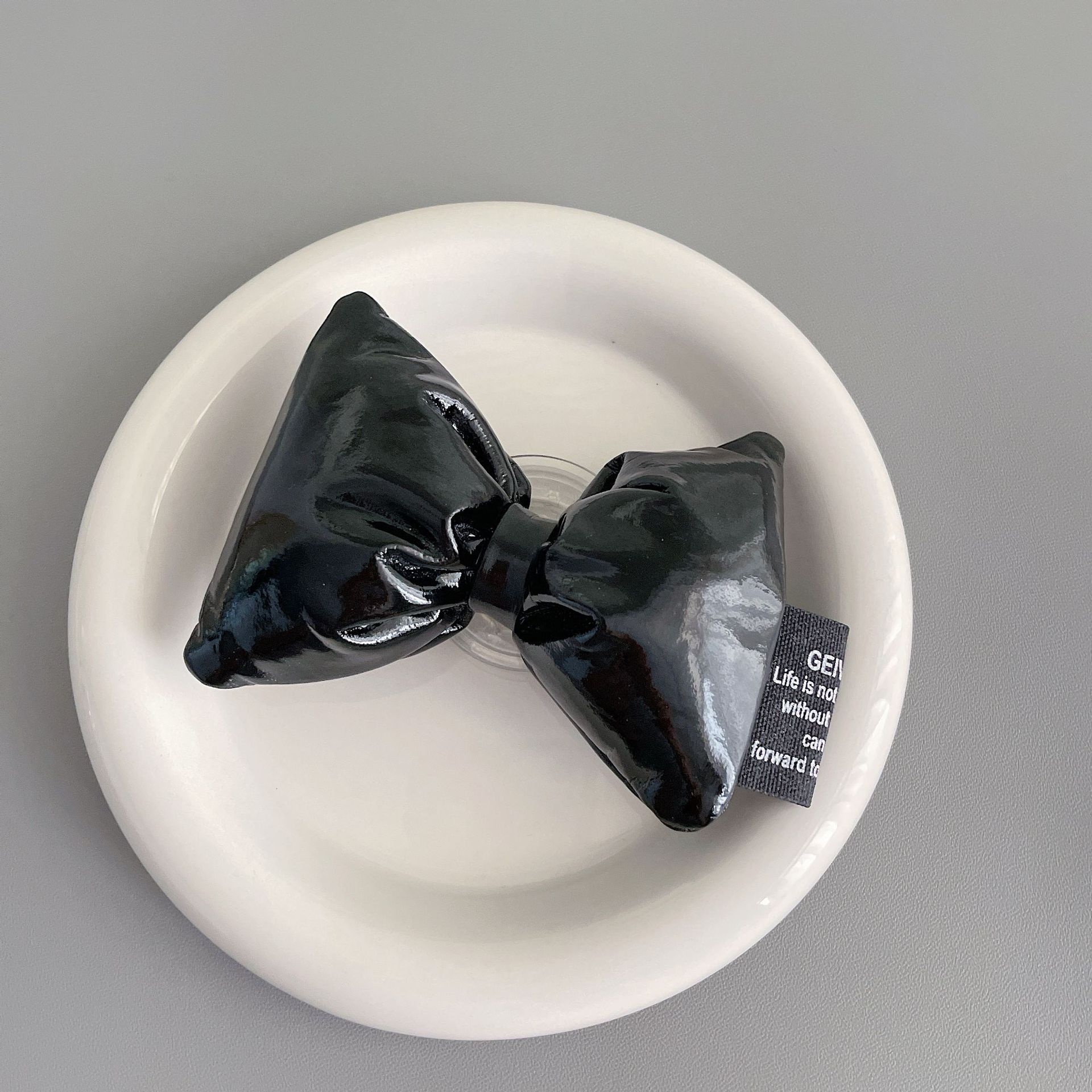 Girl's Leather Bow Lazy Bracket - Image 3