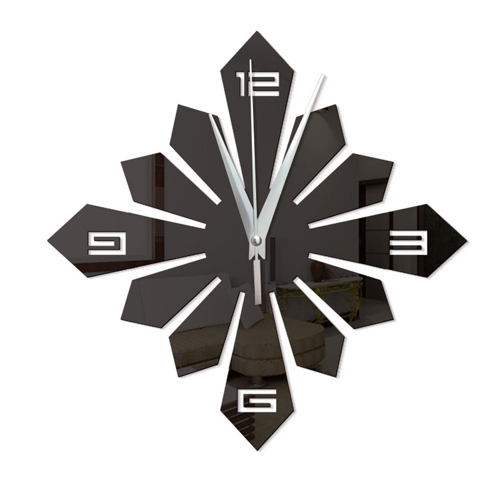 Geometric Acrylic Wall Clock, picture 2 of 5
