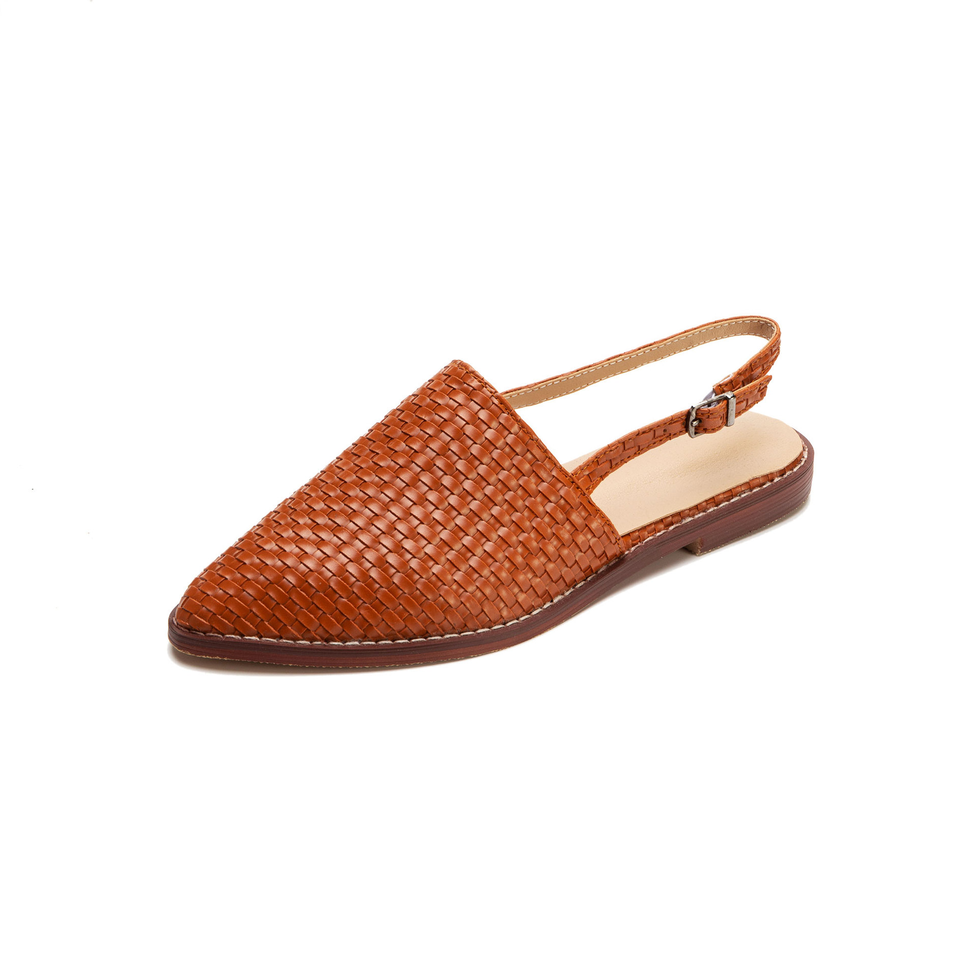 Extra-large Plus-size Woven-toe Sandals For Women