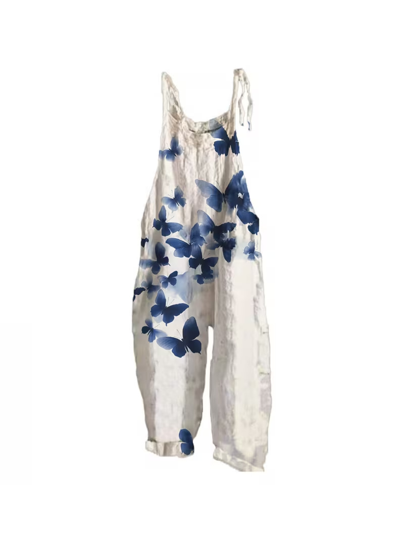 3D-printed Suspender Casual Pants Suspender Overalls 8