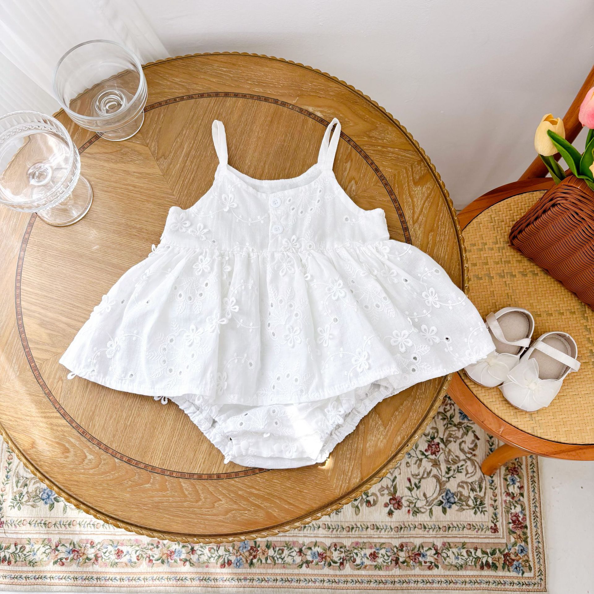 Ins Clothes For Babies Summer Baby Girl Jumpsuit Baby's Gown