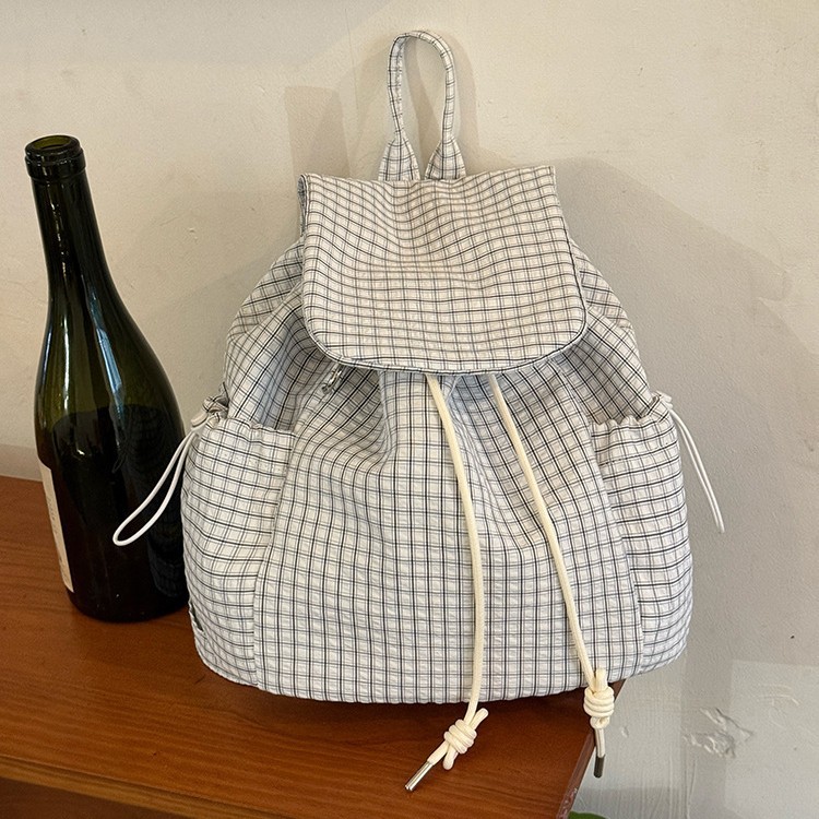 Korean-style Lightweight Nylon Streetwear Backpack