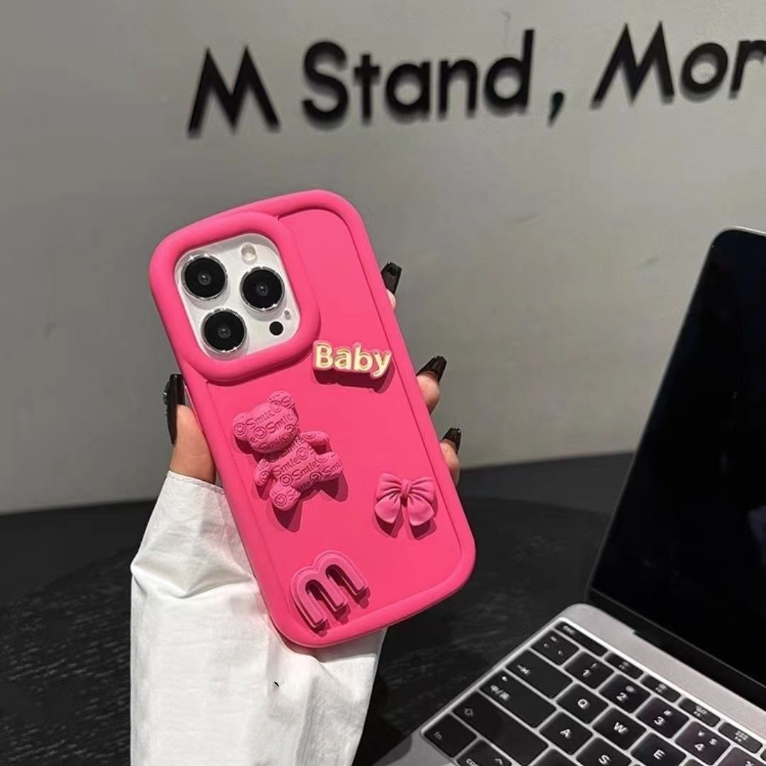 Three-dimensional Bear Modification Machine Phone Case - Image 2