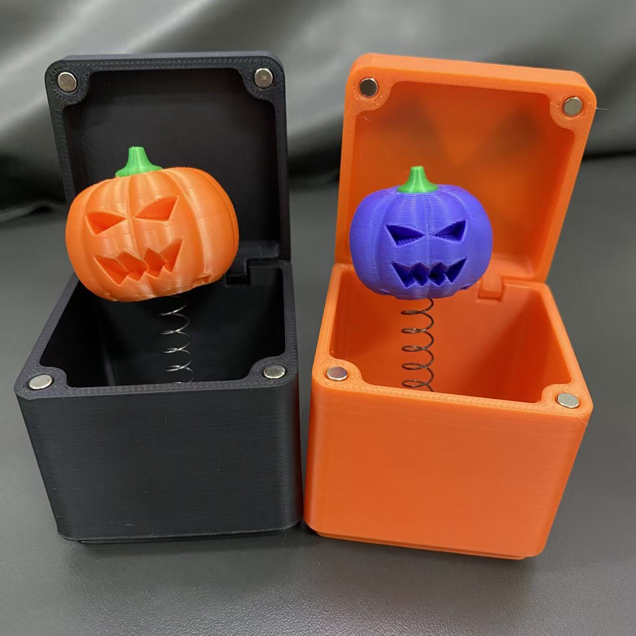 Christmas Halloween Gift Box Prank Middle Finger Surprise Gift Box Various 3D Printed Style Toys - Image 1