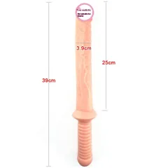 Big Sword Weapon Modeling Simulation Dildo Toy - Mid Length Flesh Color - View 1