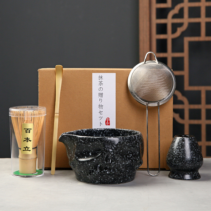 Tea Whisk Matcha Brush Hundred Benli Beat Tea Set