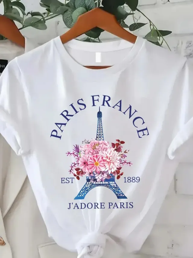 Women's Short sleeved T shirt Fashion Casual Home Re2576 10 - Shop at LoveMi