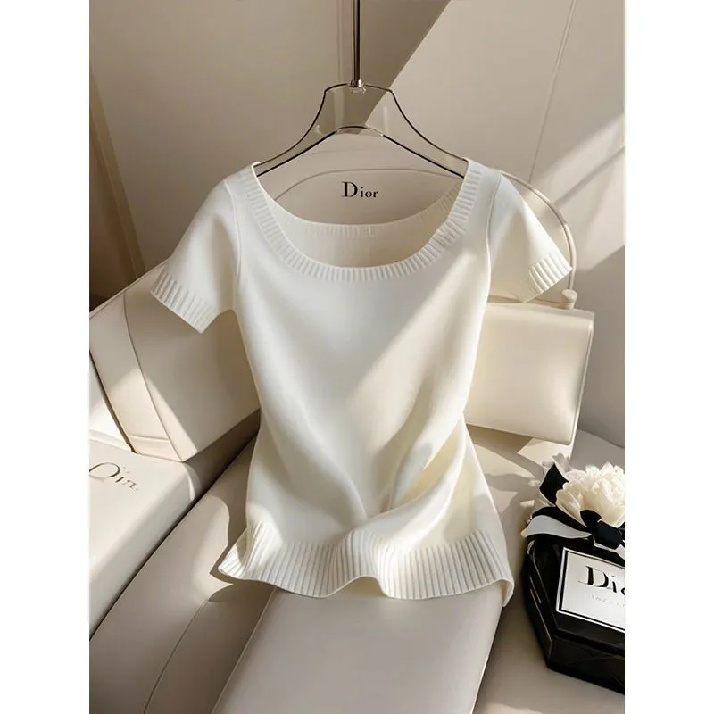 Chic Super Nice Sweater For Women - White